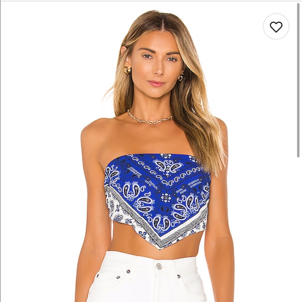 ISO Revolve Superdown Sophia Bandana Top